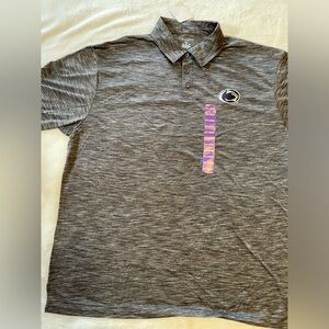 NWT Penn State Polo, Navy Striped  Men’s 2XL XXL Champion Brand